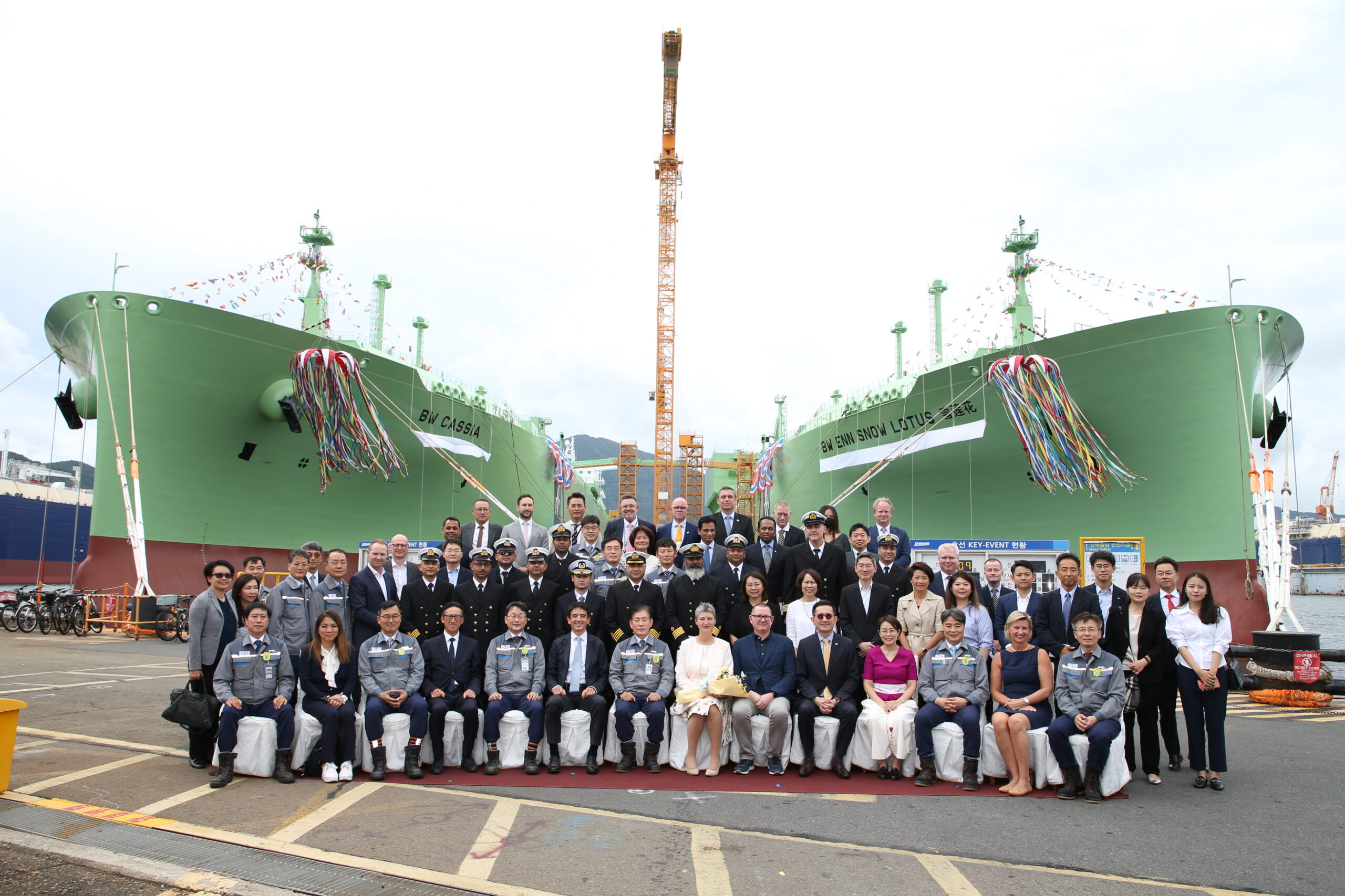 Naming ceremony for two LNG newbuildings - BW Group